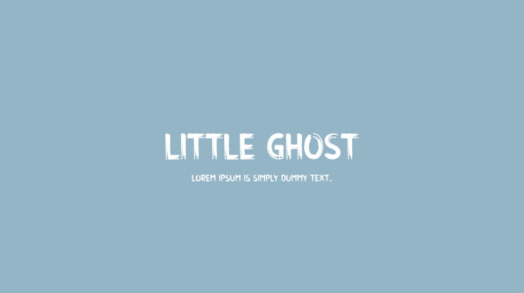 Little Ghost Font