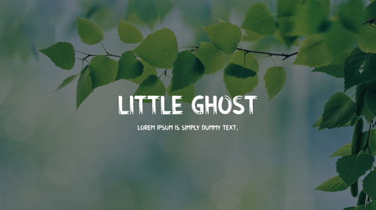 Little Ghost Font