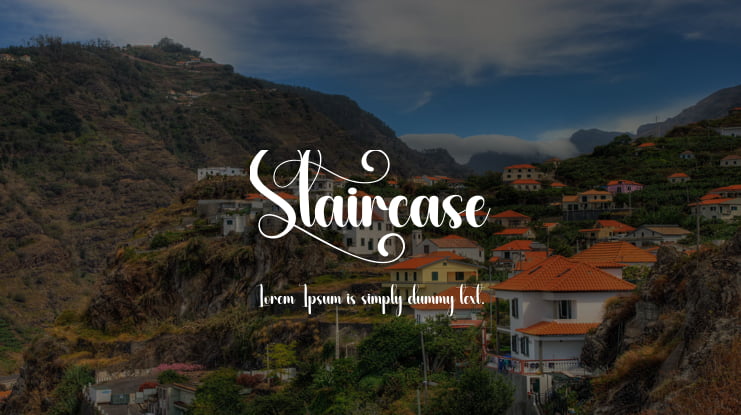 Staircase Font