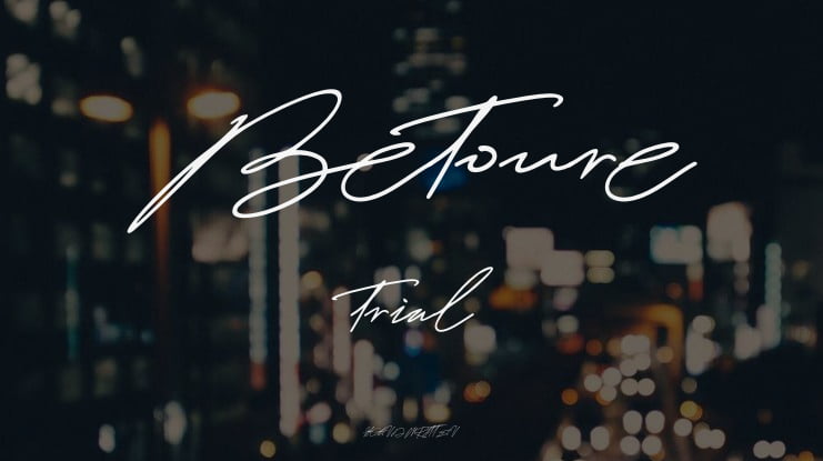 Betoure trial Font