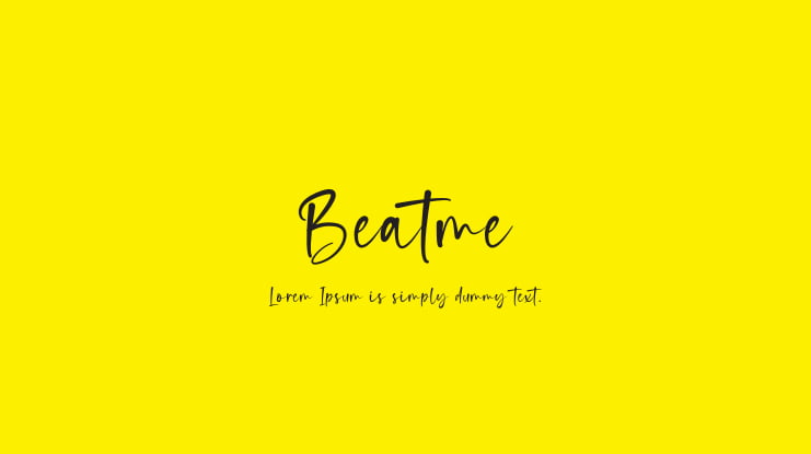 Beatme Font