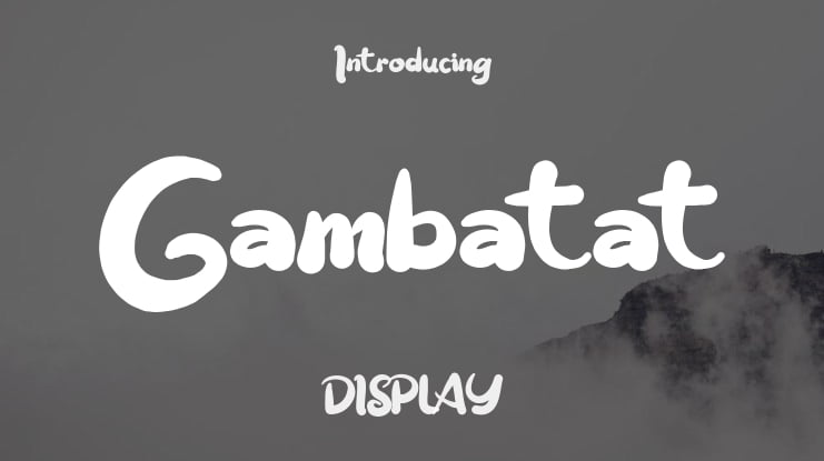 Gambatat Font