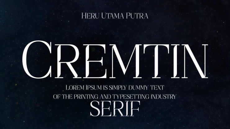 Cremtin Font