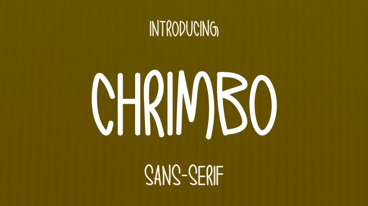 Chrimbo Font