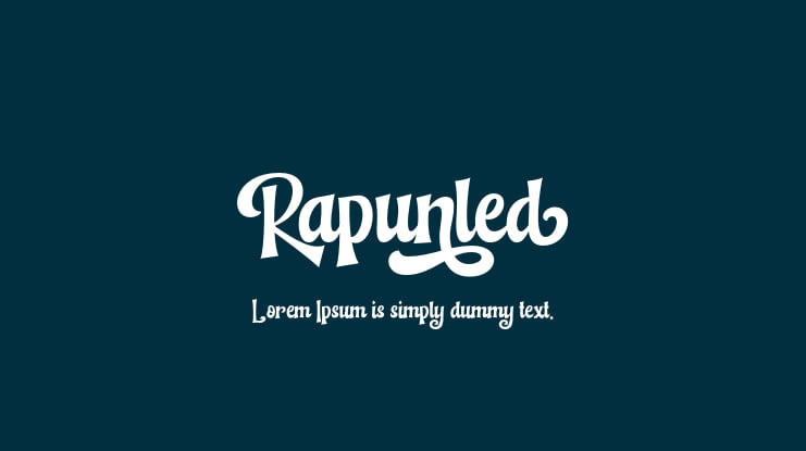 Rapunled Font