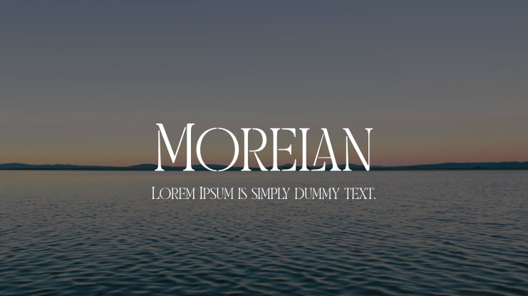 Morelan Font