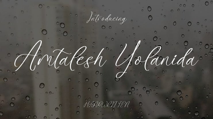 Amtalesh Yolanida Font