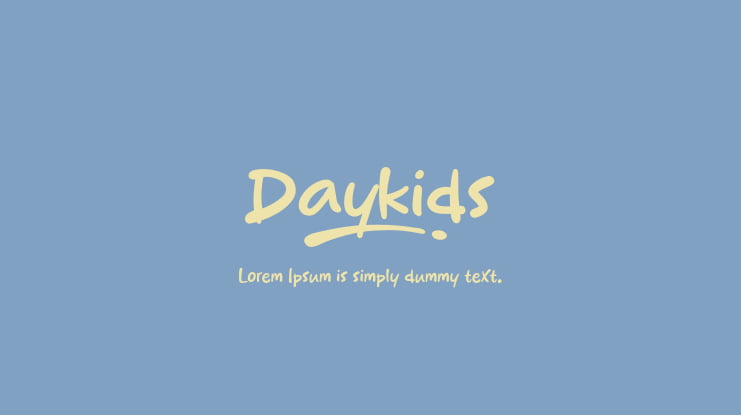 Daykids Font