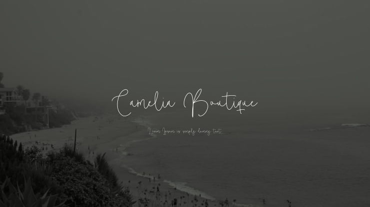 Camelia Boutique Font