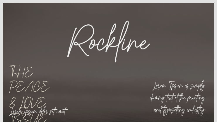 Rockline Font