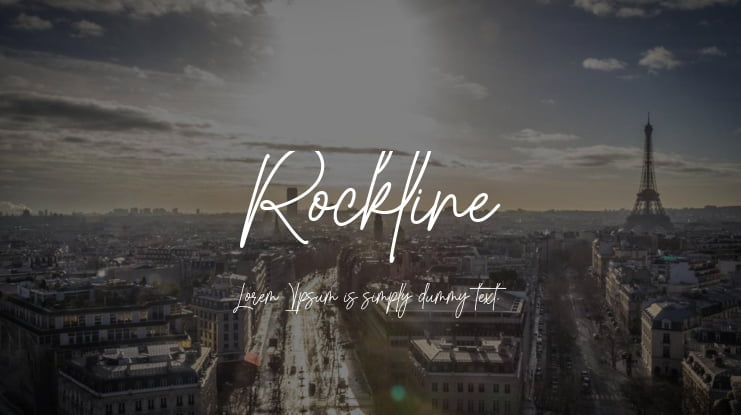 Rockline Font