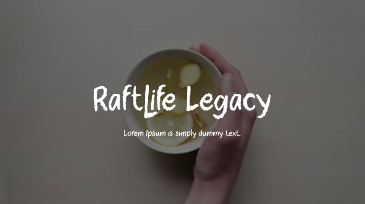 Raftlife Legacy Font