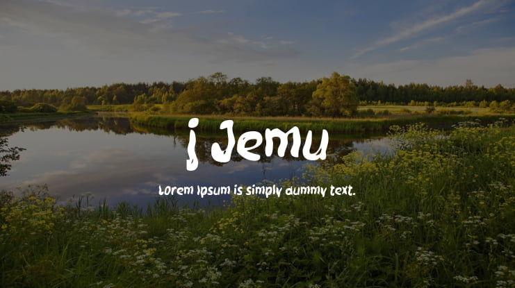 j Jemu Font