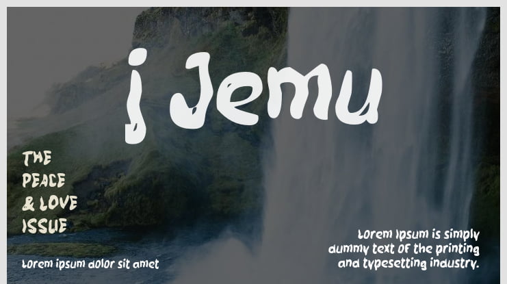 j Jemu Font