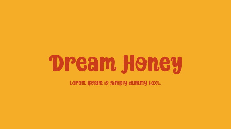 Dream Honey Font