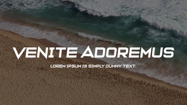 Venite Adoremus Font Family