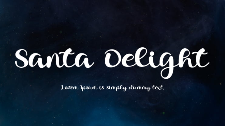 Santa Delight Font