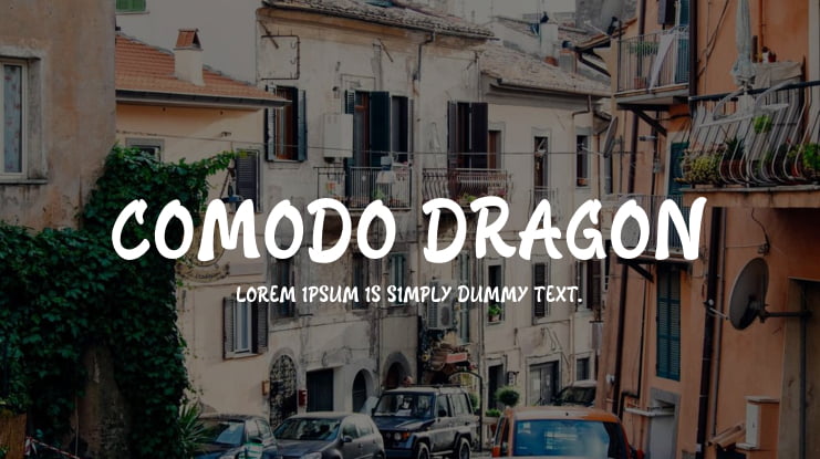 COMODO DRAGON Font