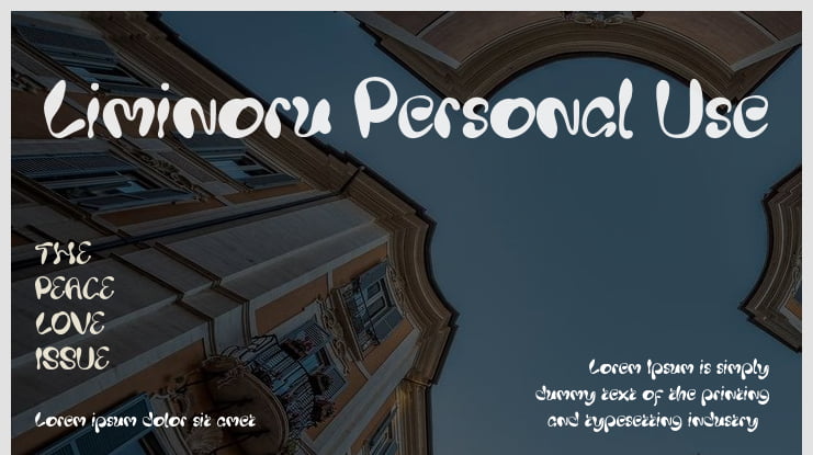 Liminoru Personal Use Font