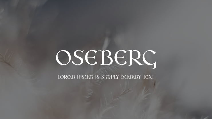 Oseberg Font