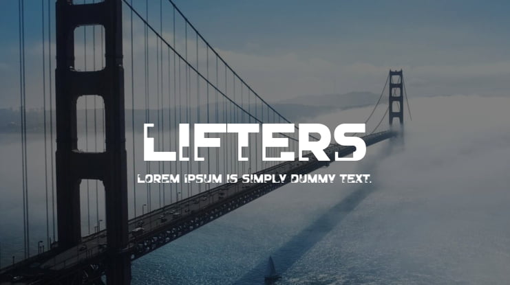 Lifters Font