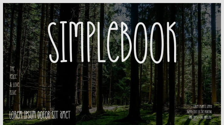 Simplebook Font