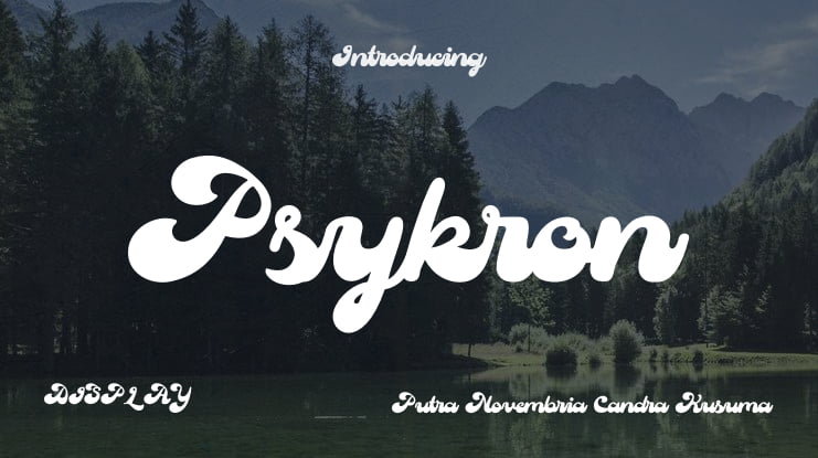 Psykron Font