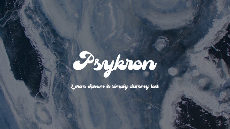 Psykron Font