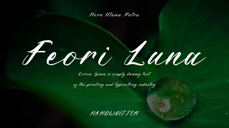 Feori Luna Font