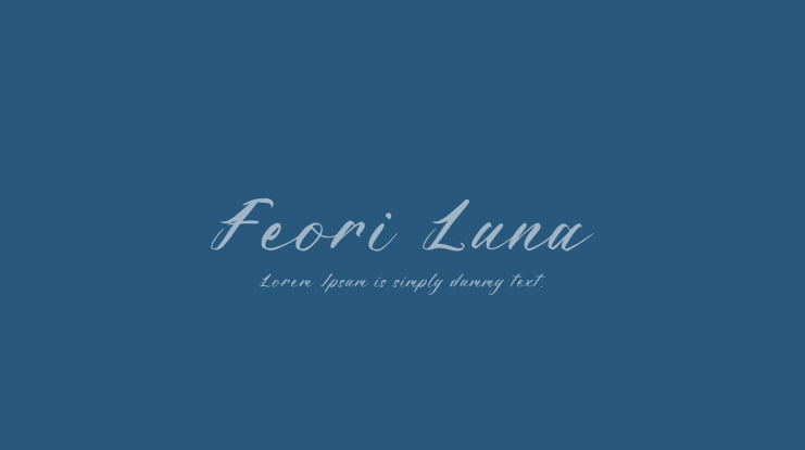 Feori Luna Font