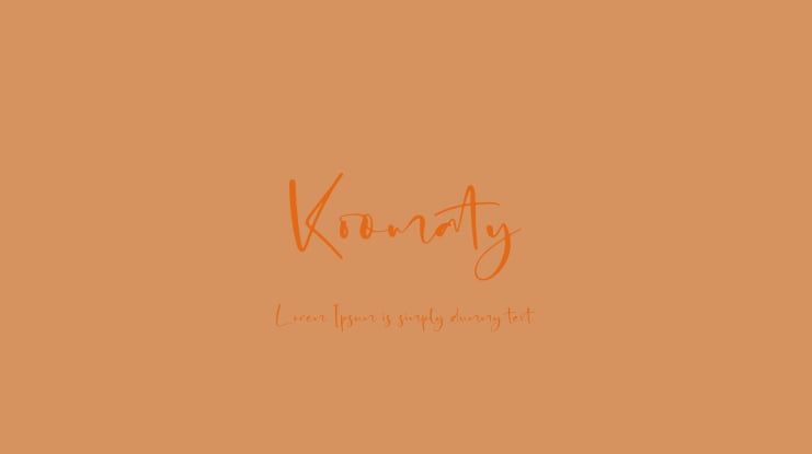 Koomaty Font