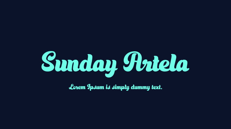 Sunday Artela Font