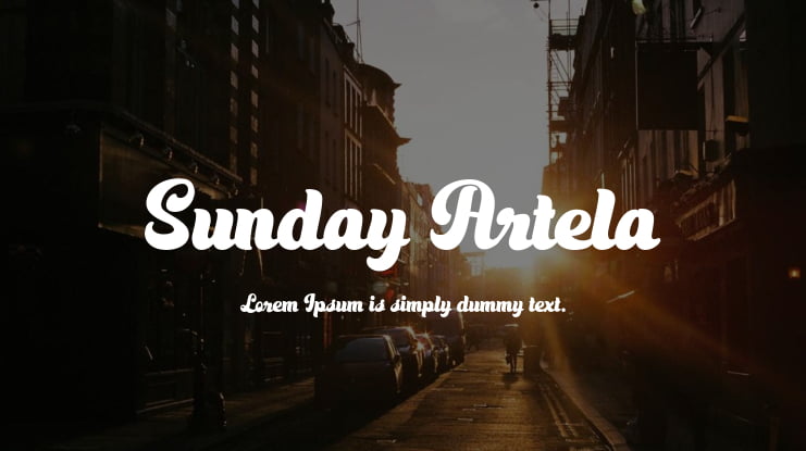 Sunday Artela Font