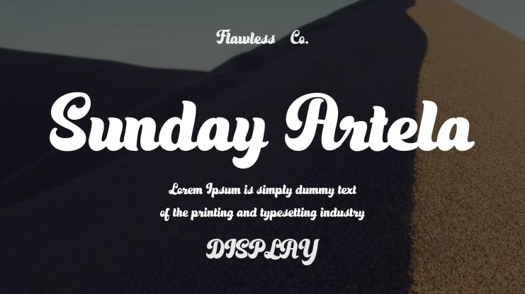 Sunday Artela Font