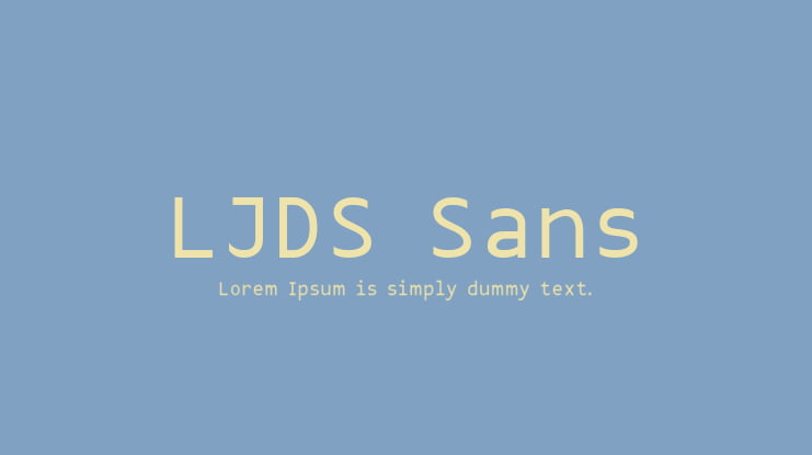 LJDS Sans Font Family