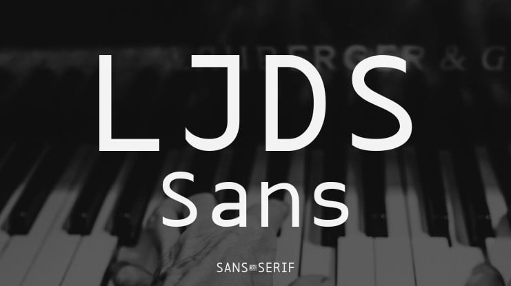 LJDS Sans Font Family