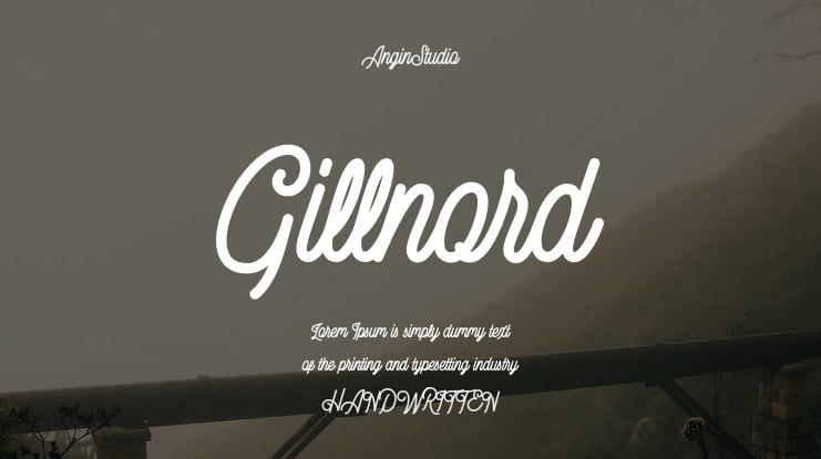 Gillnord Font