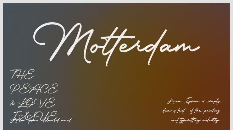 Motterdam Font