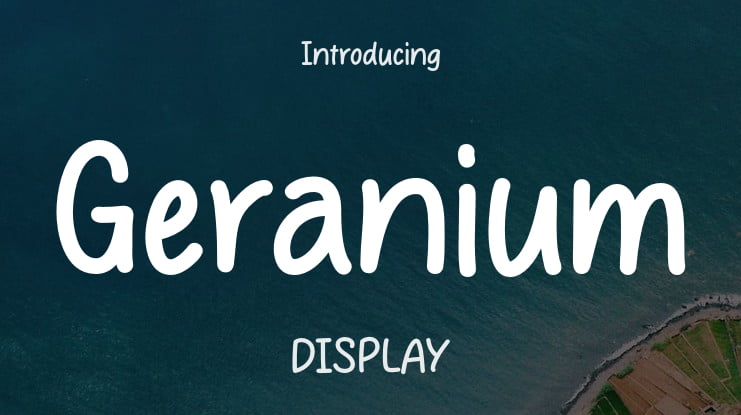 Geranium Font