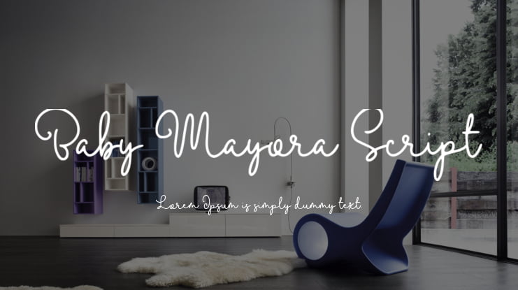 Baby Mayora Script Font Family