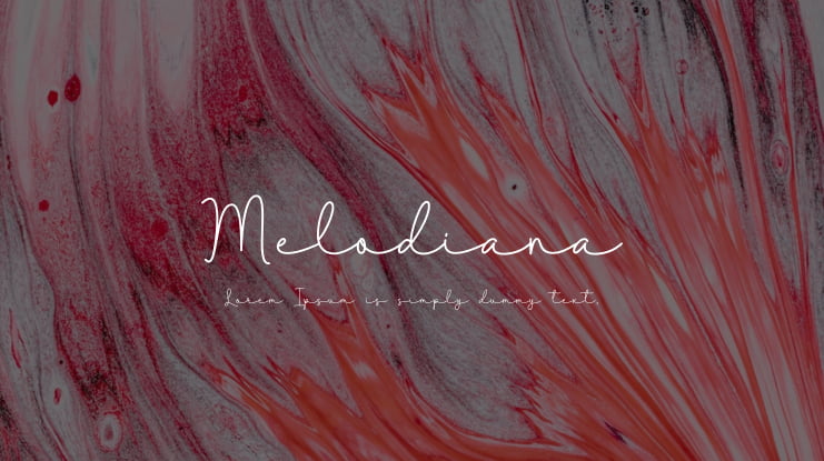 Melodiana Font