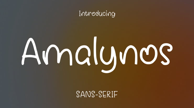 Amalynos Font