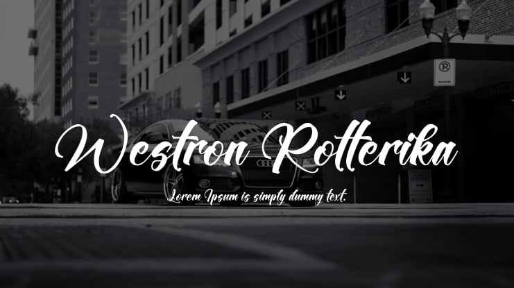 Westron Rotterika Font