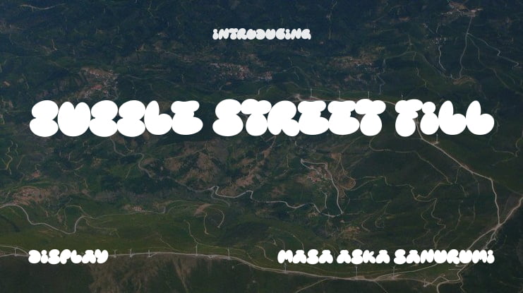 Bubble Street Fill Font Family