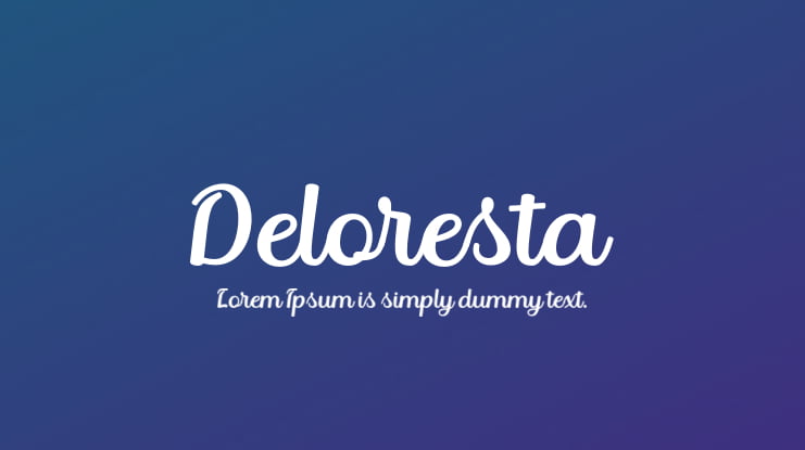 Deloresta Font