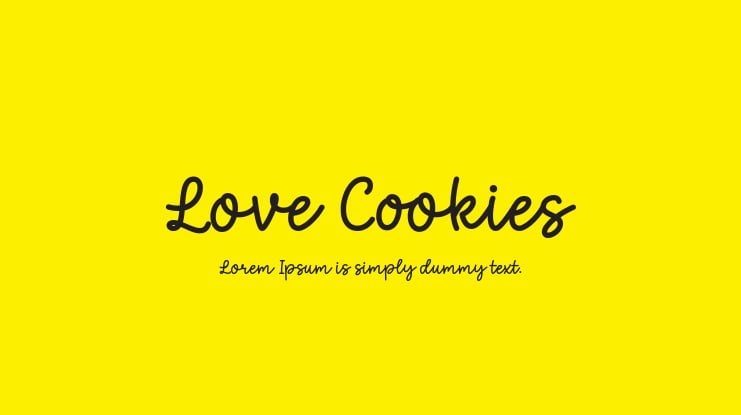 Love Cookies Font