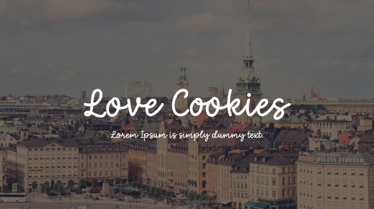 Love Cookies Font