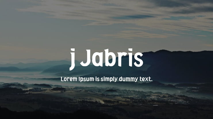 j Jabris Font