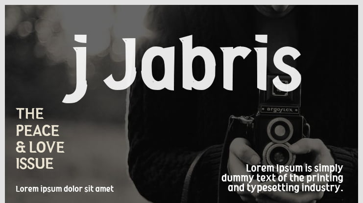 j Jabris Font
