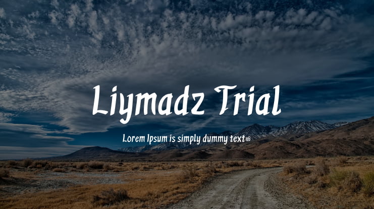 Liymadz Trial Font